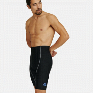 NWOT Men's Danish Endurance Black/Gray Cycling Short With Blue Logo Size Large